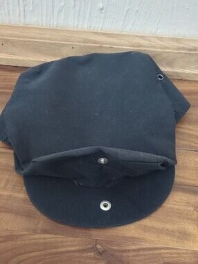 Hanna Hats Men's Black Cap with Tartan Lining